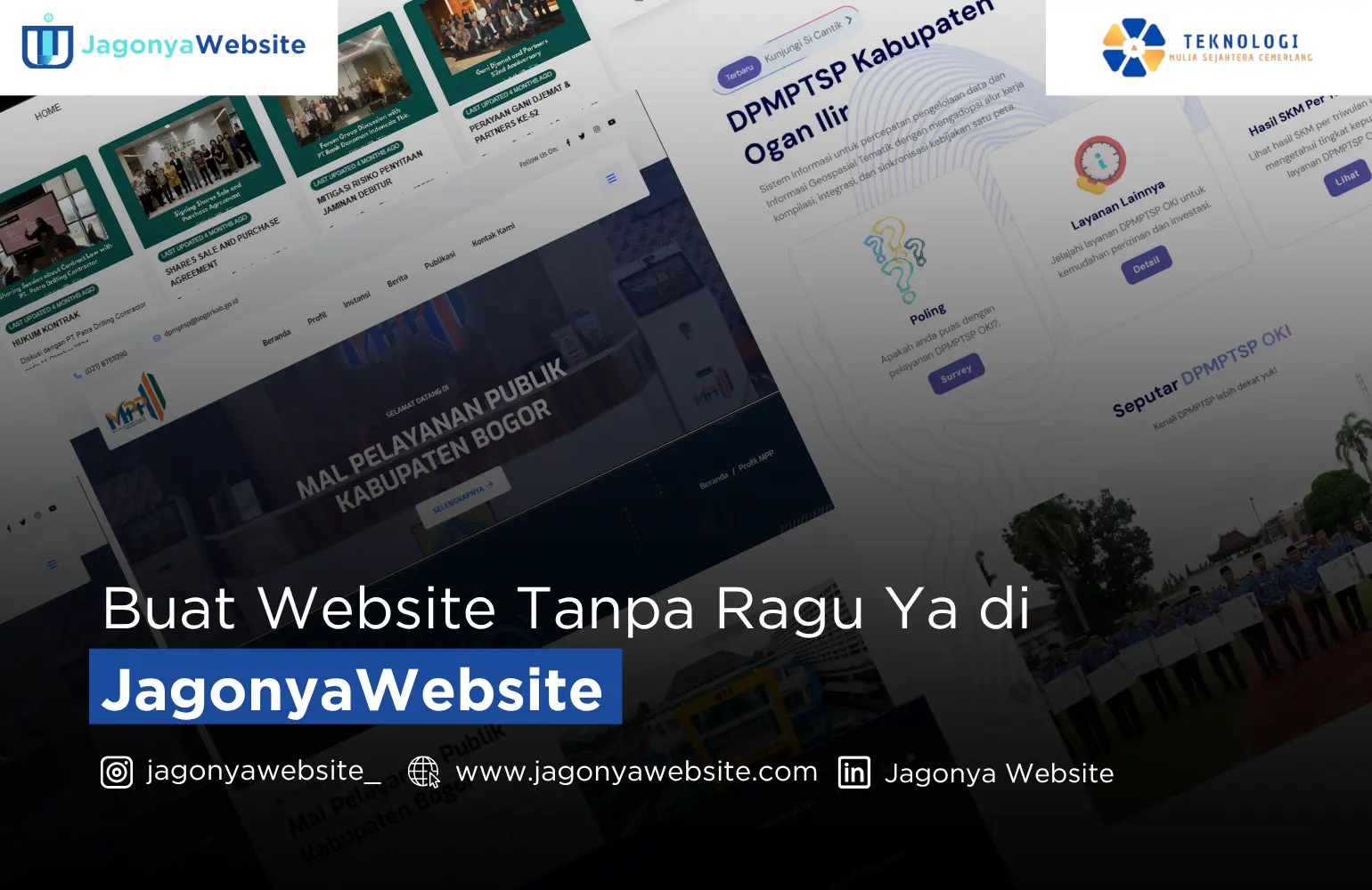 Buat Website Tanpa Ragu Ya di JagonyaWebsite