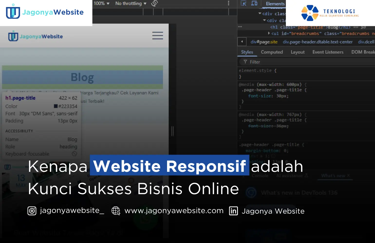 Kenapa Website Responsif adalah Kunci Sukses Bisnis Online